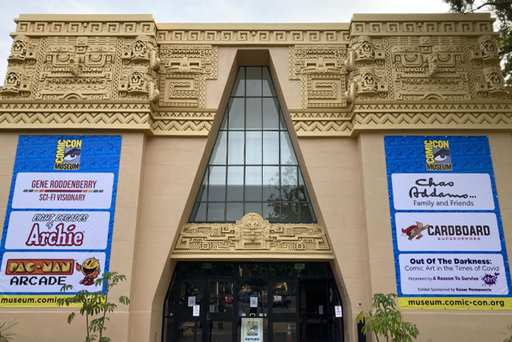 Comic Con Museum Entrance in Balboa Park