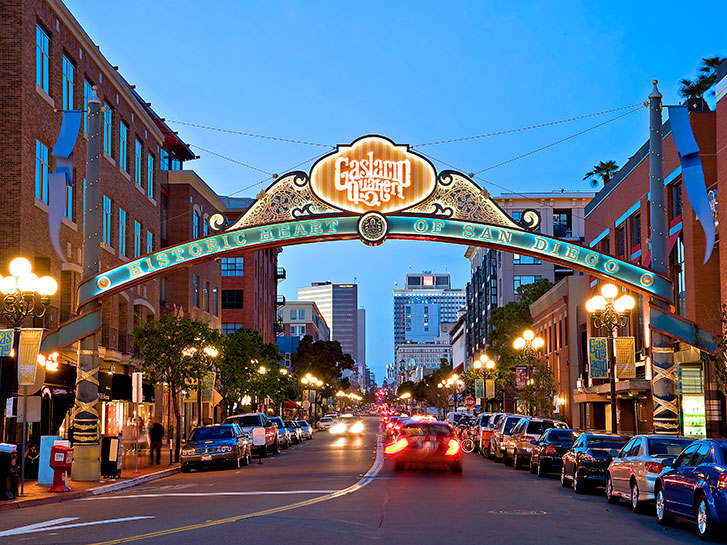 San Diego Gaslamp Quarter Sign